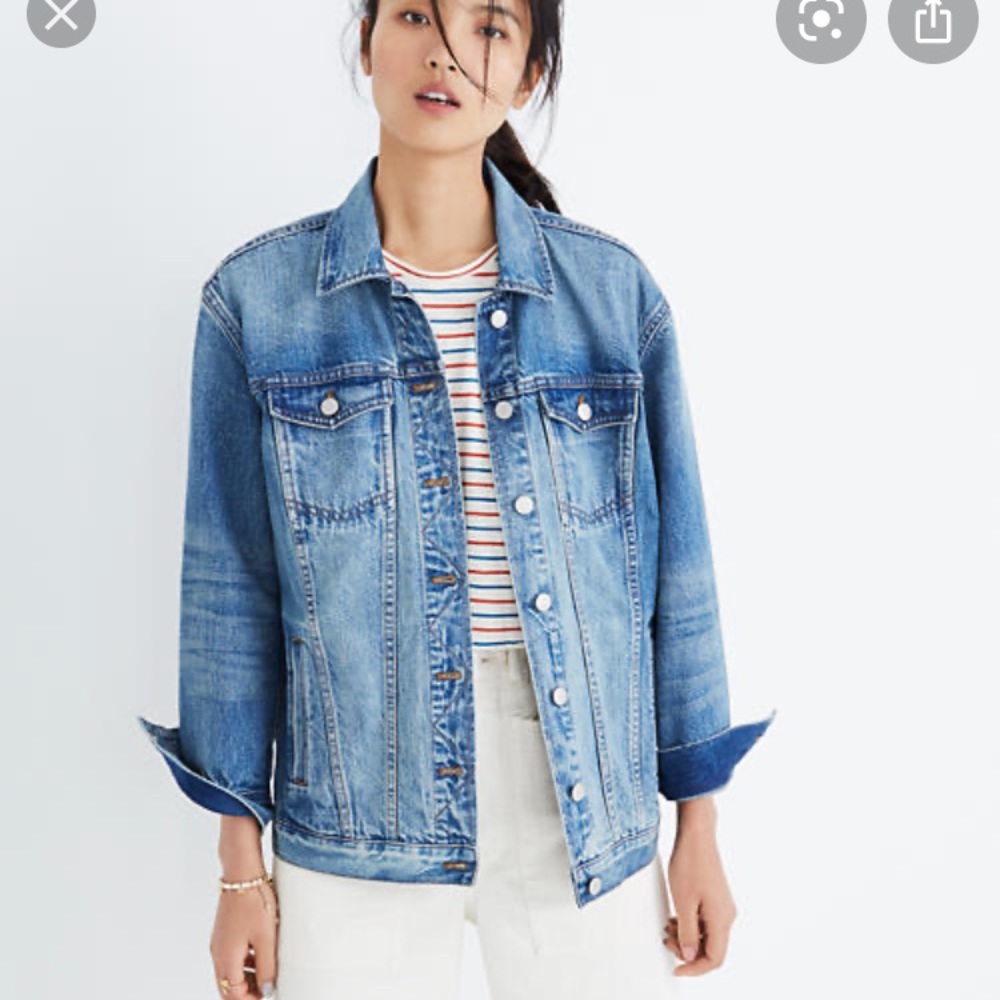 Madewell oversized jean jacket